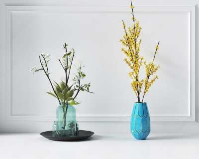 现代花瓶花艺3D模型下载